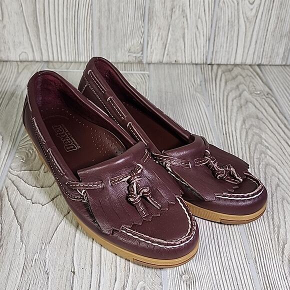 Dexter Leather Wedge Kilt Loafers Womens Size 7 - Picture 9 of 13